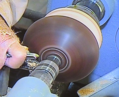 Making the bowl ready to fit the pedestal